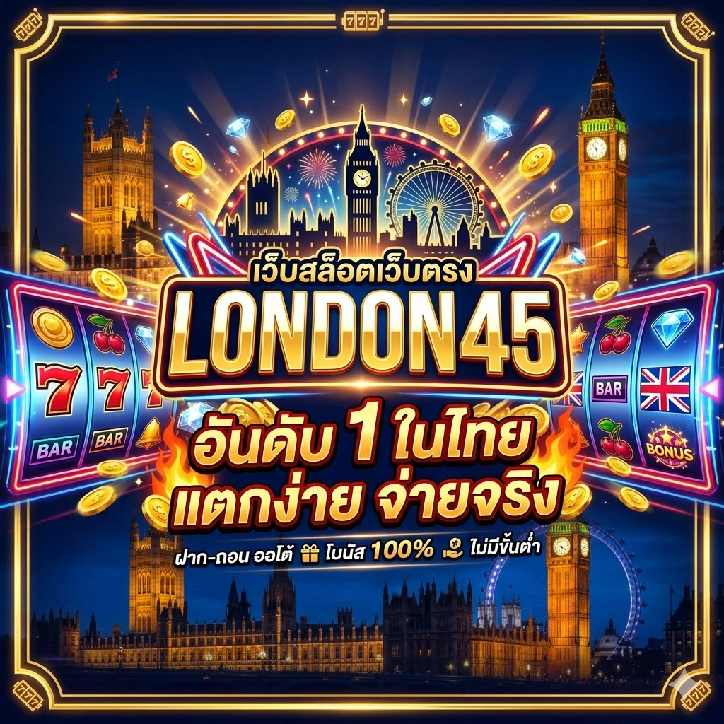 LONDON45 เว็บสล็อตครบวงจร ศูนย์รวมสล็อตเว็บตรง